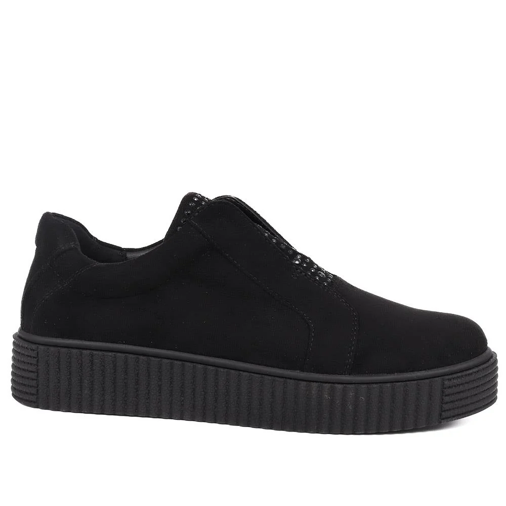 Slip-On Casual Shoes  - SANYI40033 / 326 596 - Black - Image 2