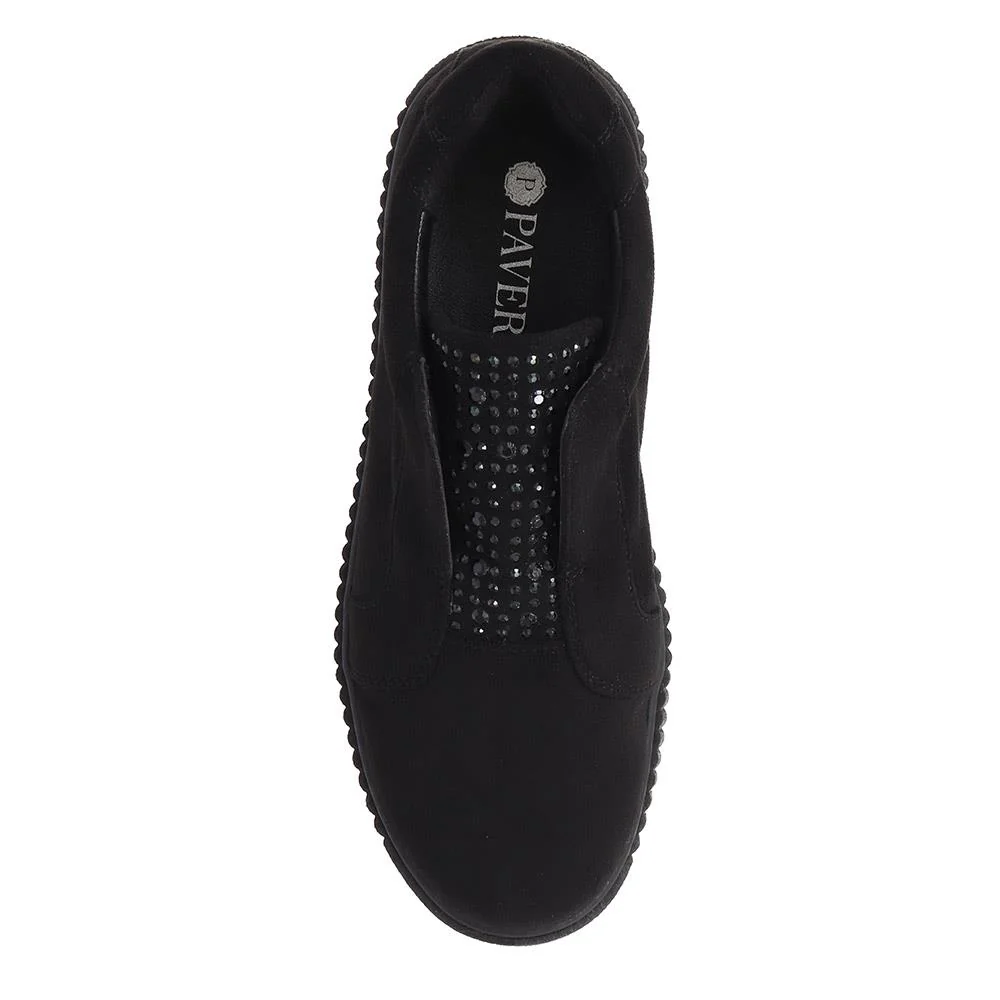 Slip-On Casual Shoes  - SANYI40033 / 326 596 - Black - Image 4