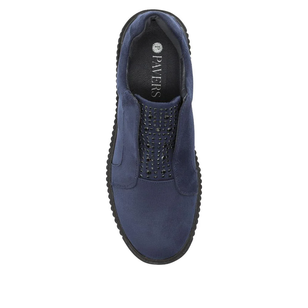Slip-On Casual Shoes  - SANYI40033 / 326 596 - Navy - Image 4