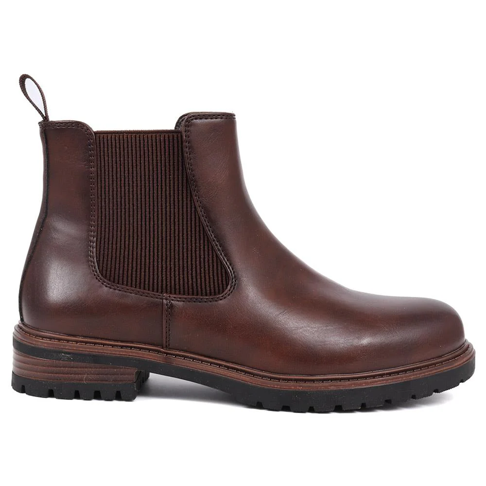 Slip-On Chelsea Boots  - WOIL40037 / 326 350 - Brown - Image 3