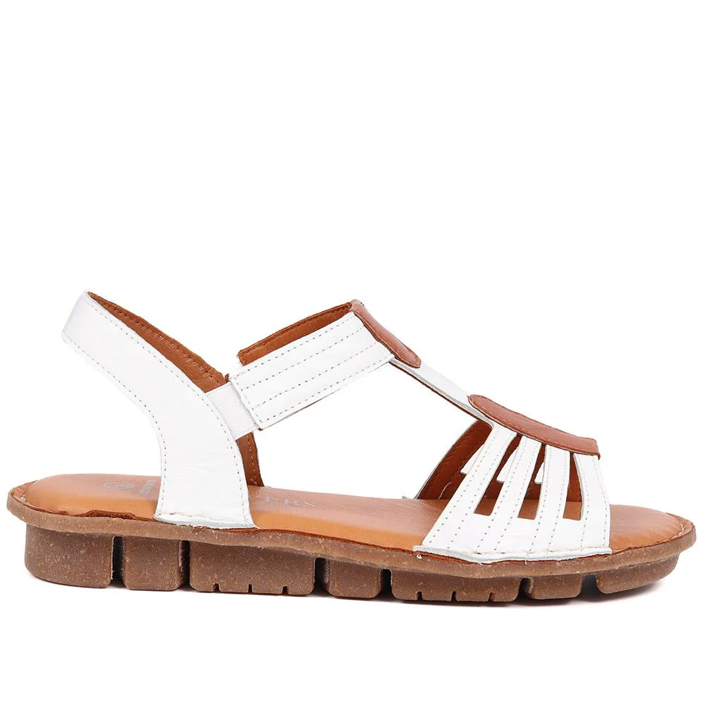 Slip-On Elasticated Sandals - DRTMA39015 / 326 055 - White - Image 2