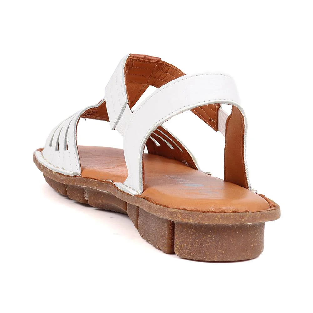Slip-On Elasticated Sandals - DRTMA39015 / 326 055 - White - Image 3