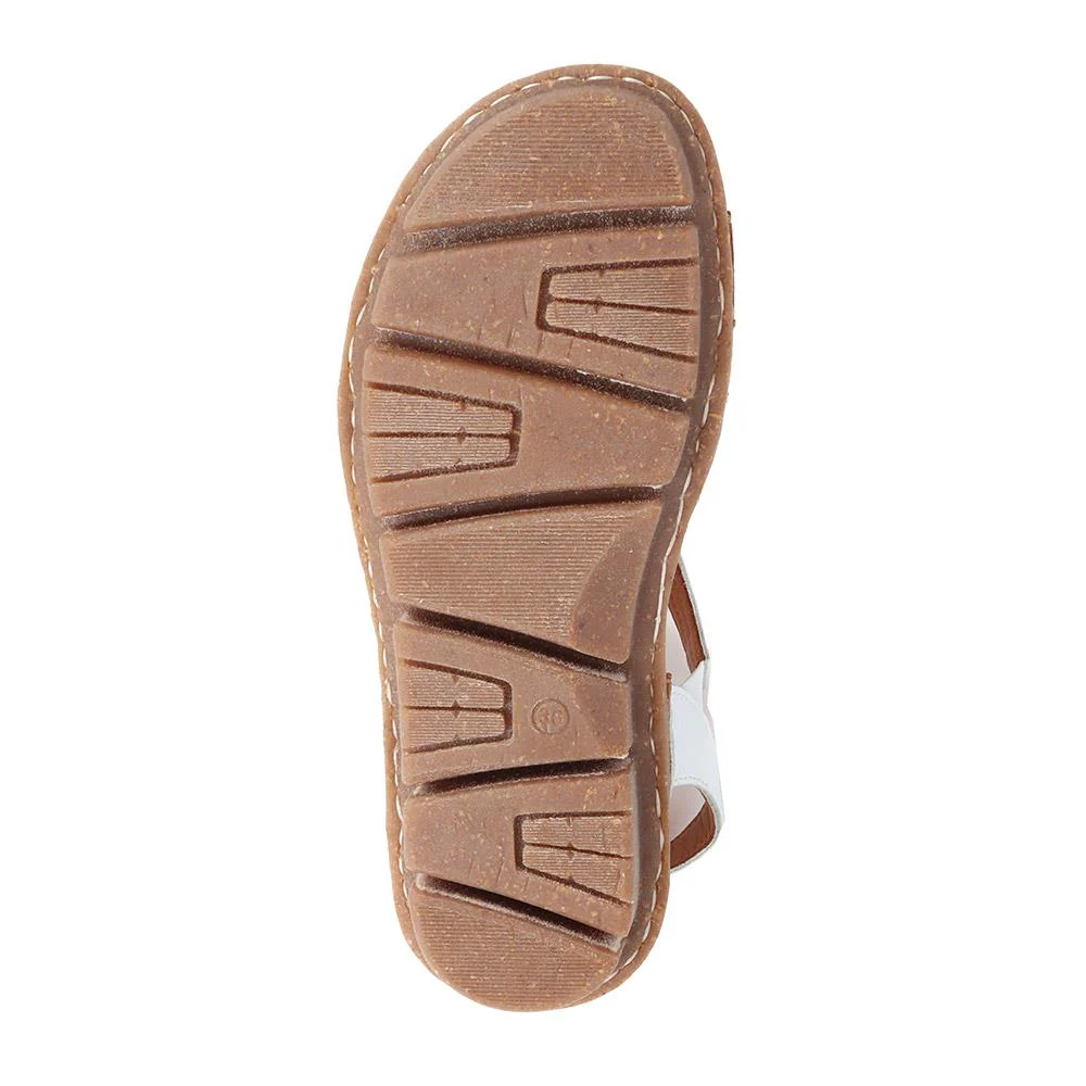 Slip-On Elasticated Sandals - DRTMA39015 / 326 055 - White - Image 5