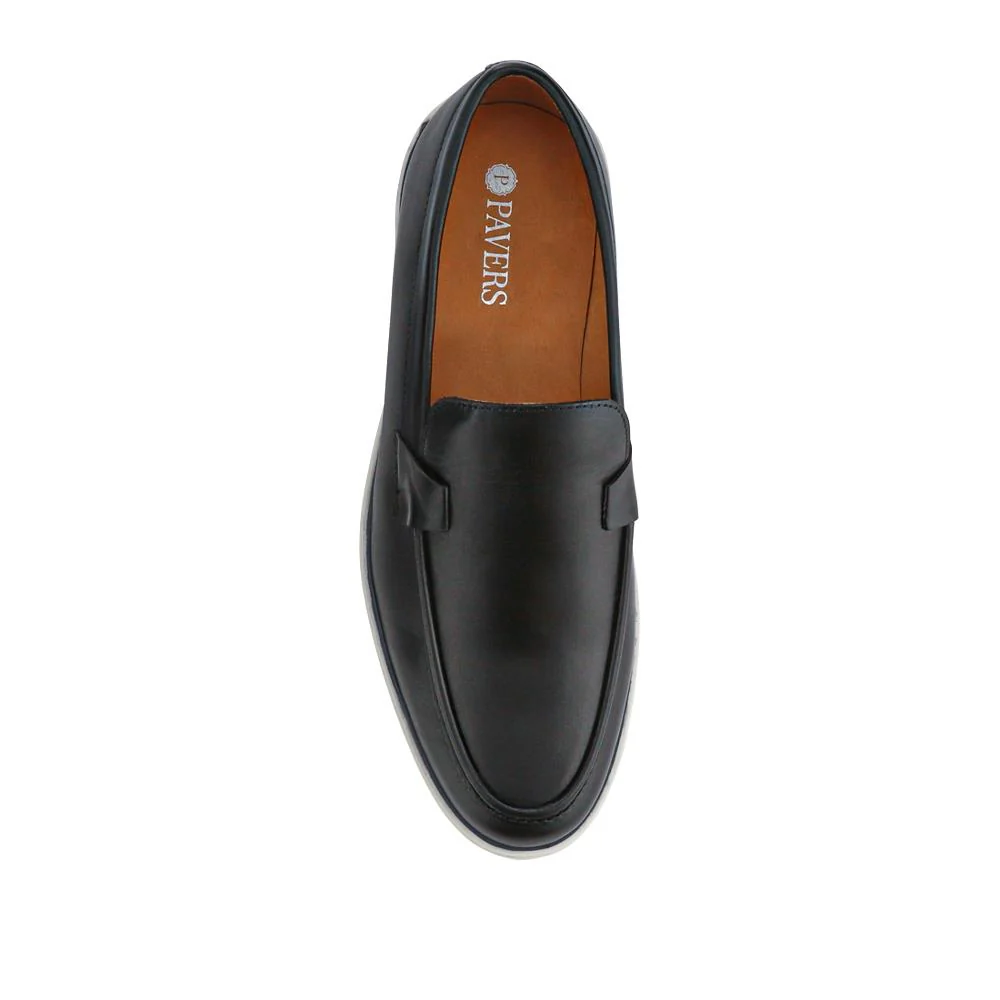 Smart All-Leather Loafers - SAKM41010 / 327 204 - Black - Image 4