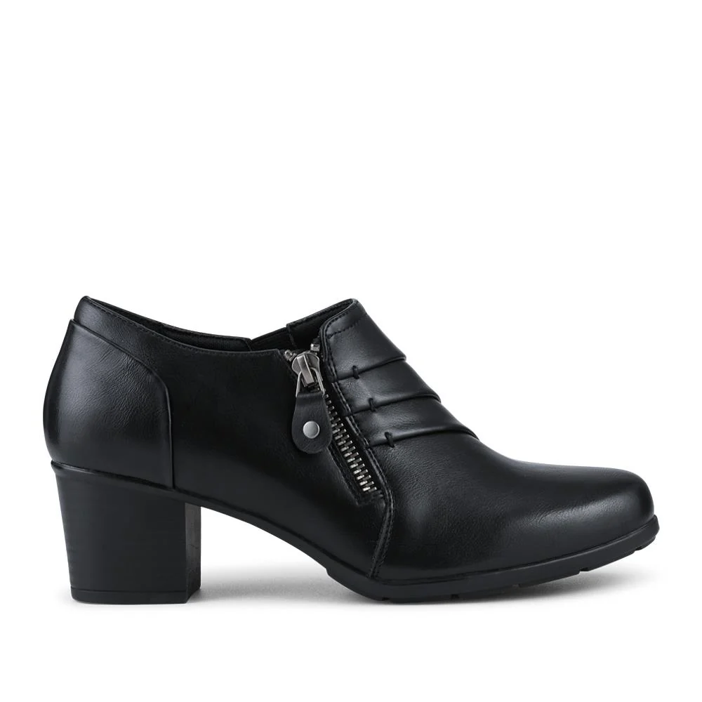 Smart Block Heeled Slip On Shoes - PINYI42000 / 327 891 - Black - Image 2