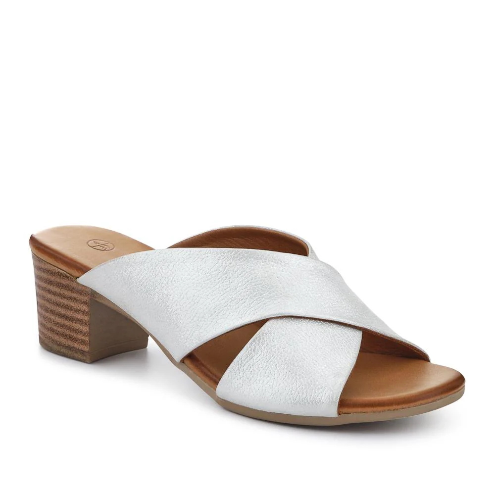 Smart Leather Mules - BELMET41004 / 327 230 - White