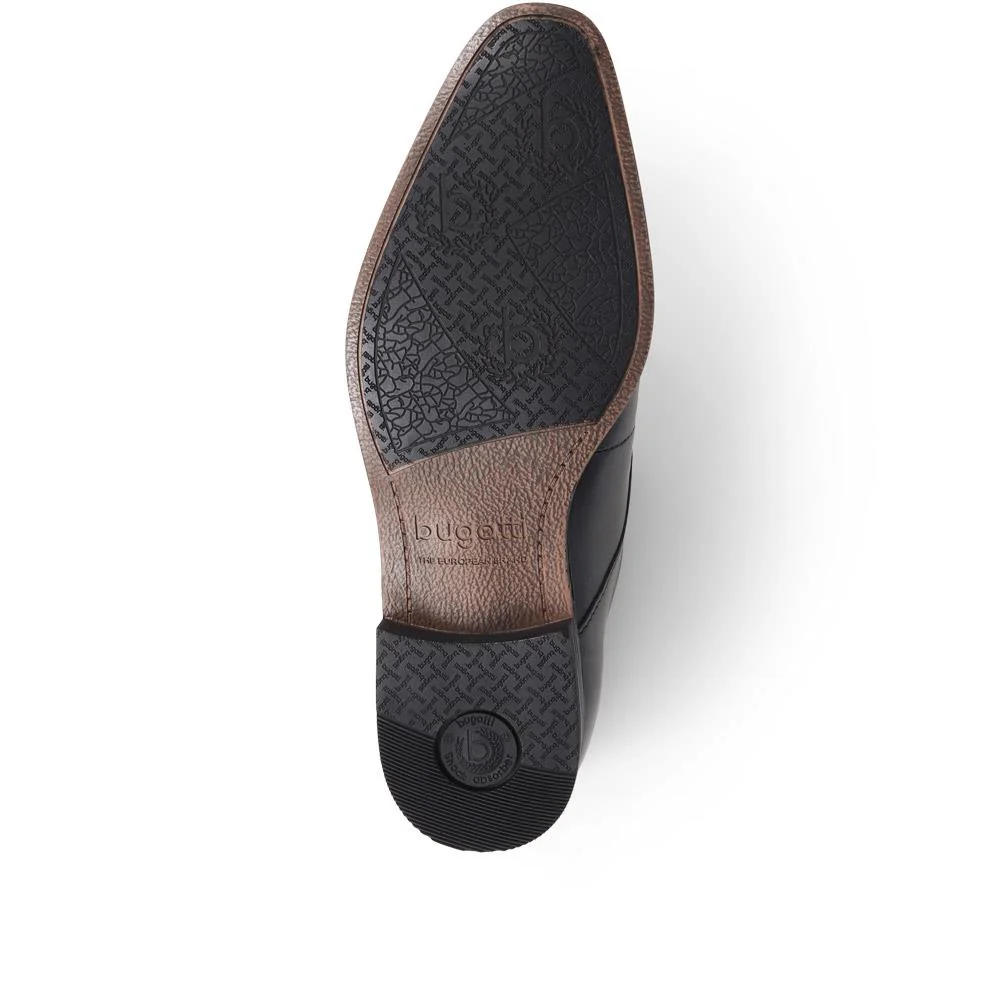 Smart Leather Shoes  - BUG39518 / 325 218 - Black - Image 4