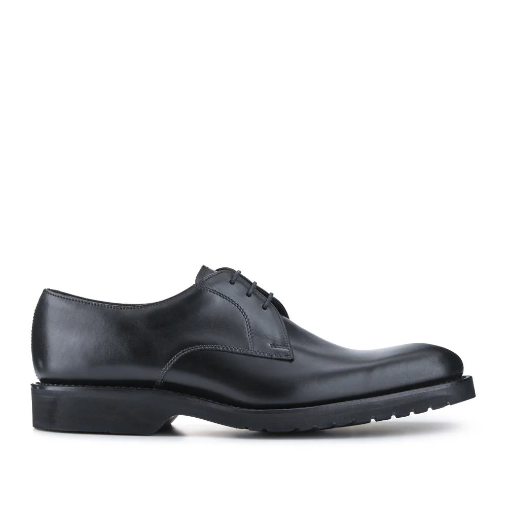 Smart Leather Wide-Fit Derby Shoes - LOA41502 / 327 669 - Black - Image 2