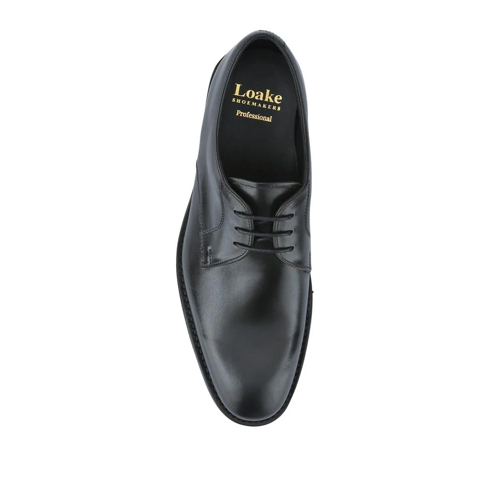 Smart Leather Wide-Fit Derby Shoes - LOA41502 / 327 669 - Black - Image 4