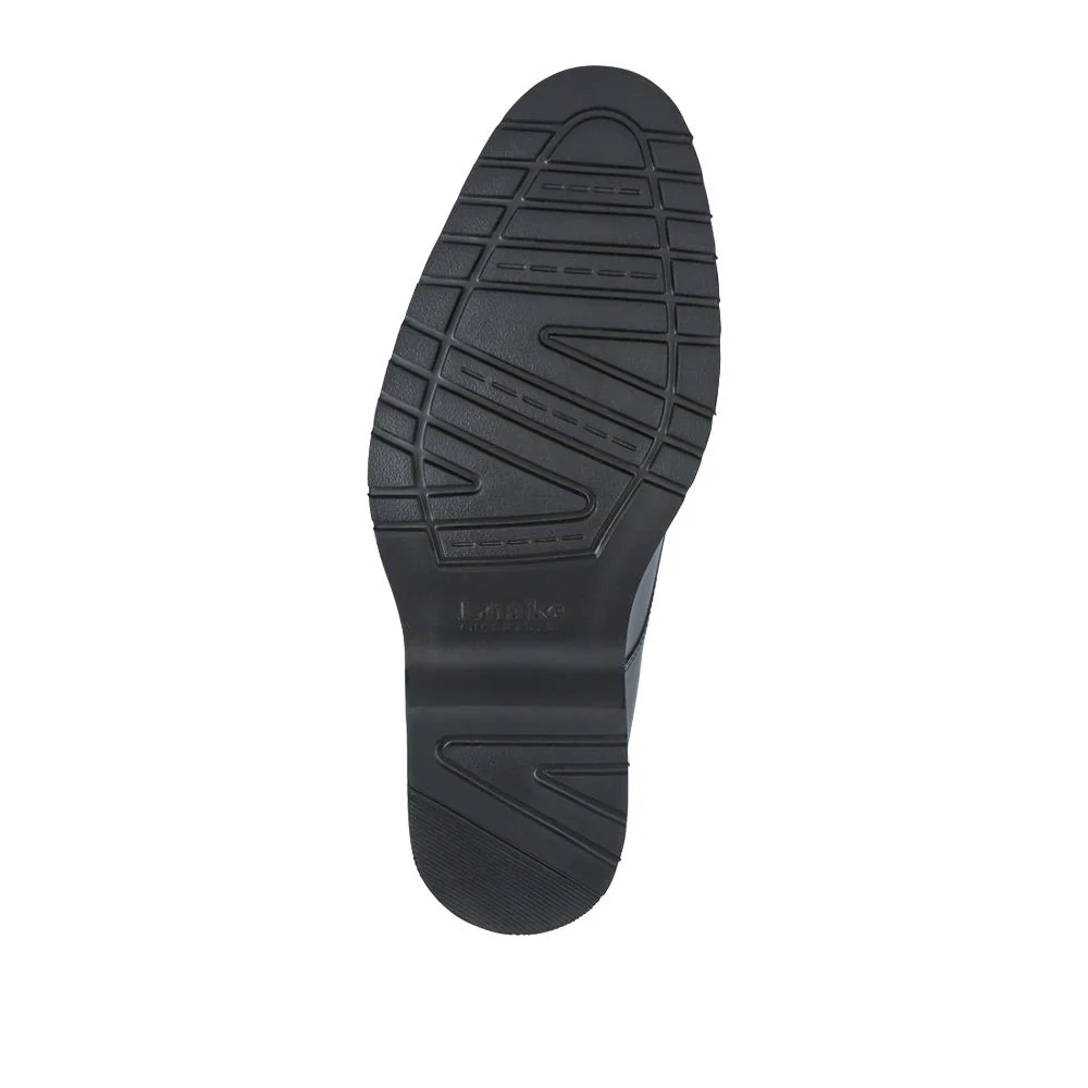 Smart Leather Wide-Fit Derby Shoes - LOA41502 / 327 669 - Black - Image 6