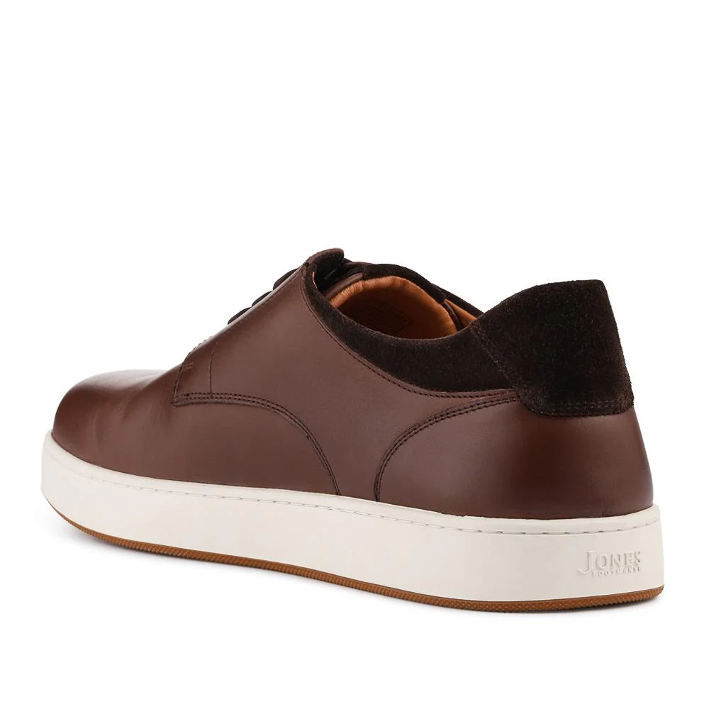 Stevenage Wide Fit Leather Trainers - STEVENAGE / 328 097 - Brown Nubuck - Image 3