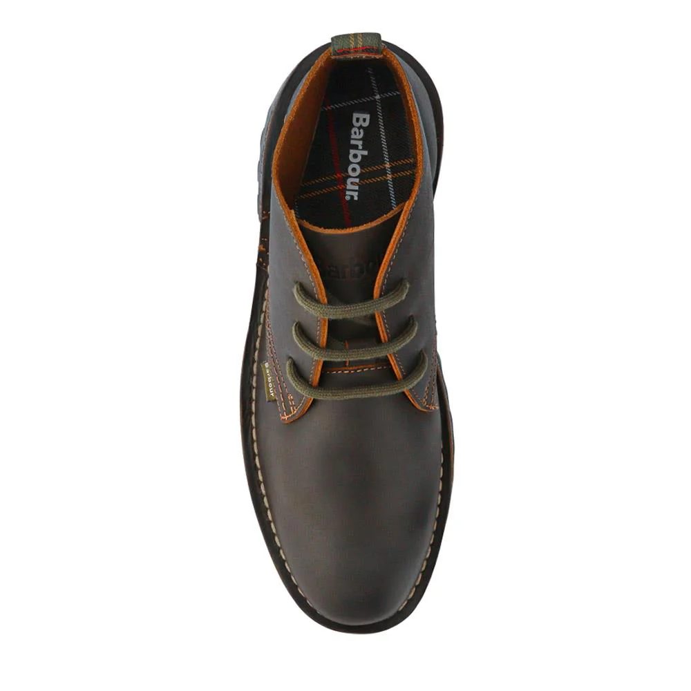 Suede Lace-Up Ankle Boots - BARBR41505 / 327 363 - Dark Brown - Image 4