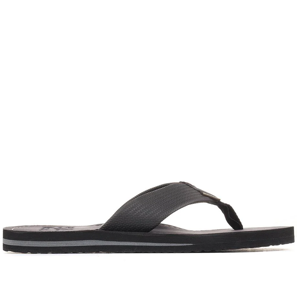 Toeman Toe Post Sandals - BARBR29518 / 314 267 - Black - Image 2