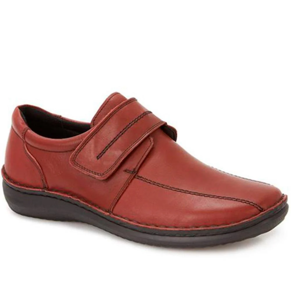 Touch-Fasten Leather Shoes - HAK26000 / 310 502