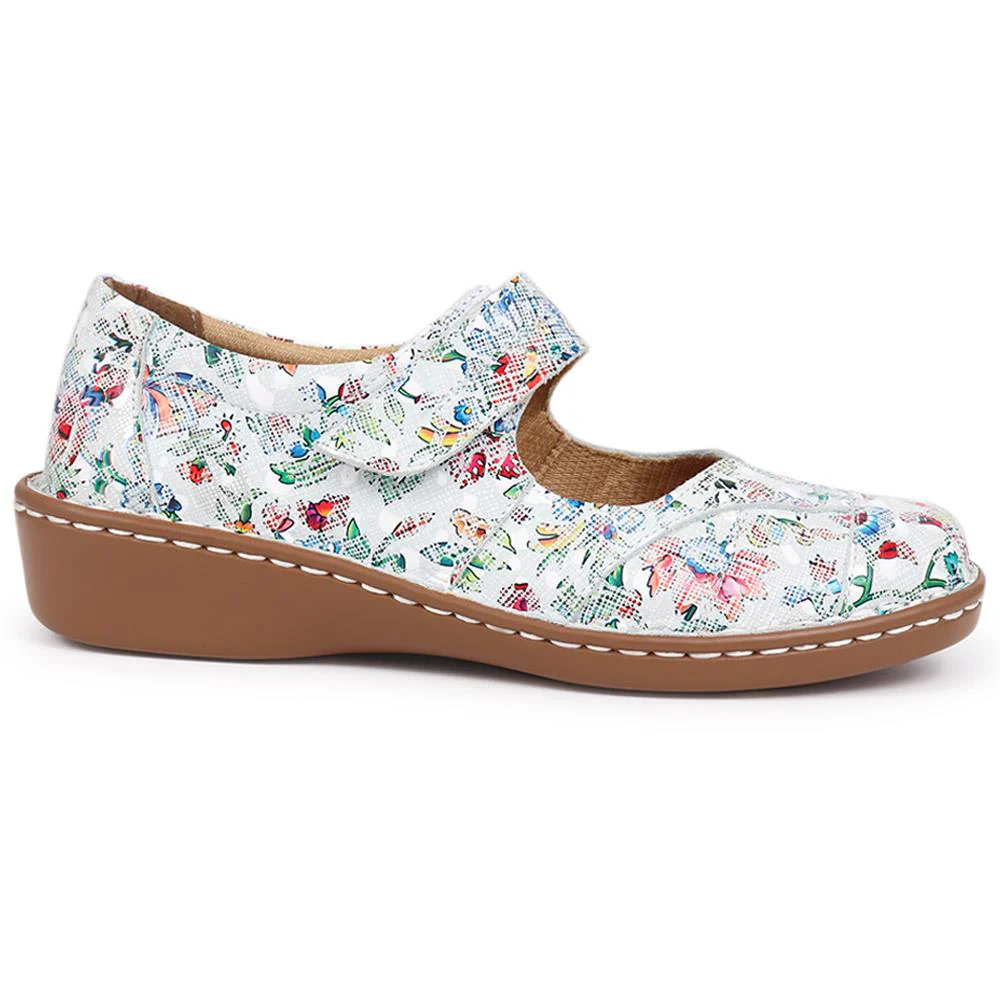 Touch-Fasten Mary Janes - AS40003 / 326 315 - Multi - Image 2