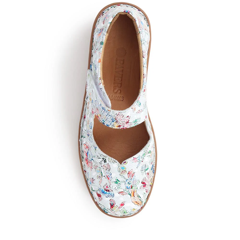 Touch-Fasten Mary Janes - AS40003 / 326 315 - Multi - Image 6