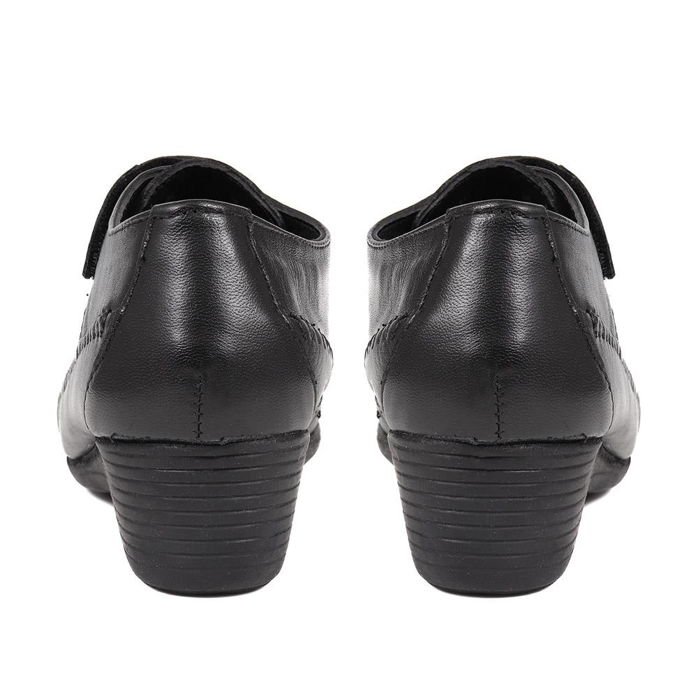 Touch-Fasten Monk Shoes - NAP38015 / 324 609 - Black-Black Patent - Image 3