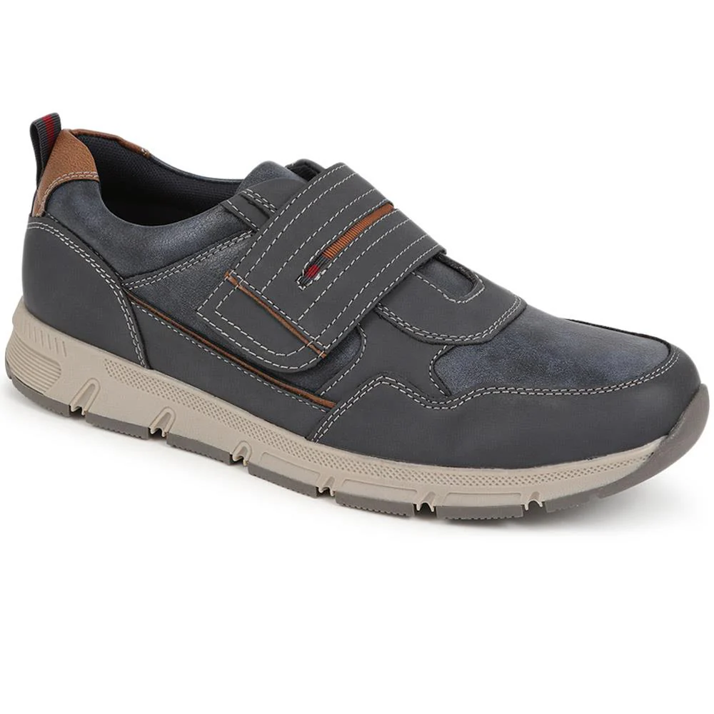 Wide Fit Adjustable Fasten Trainers - WBINS40033 / 325 790 - Navy