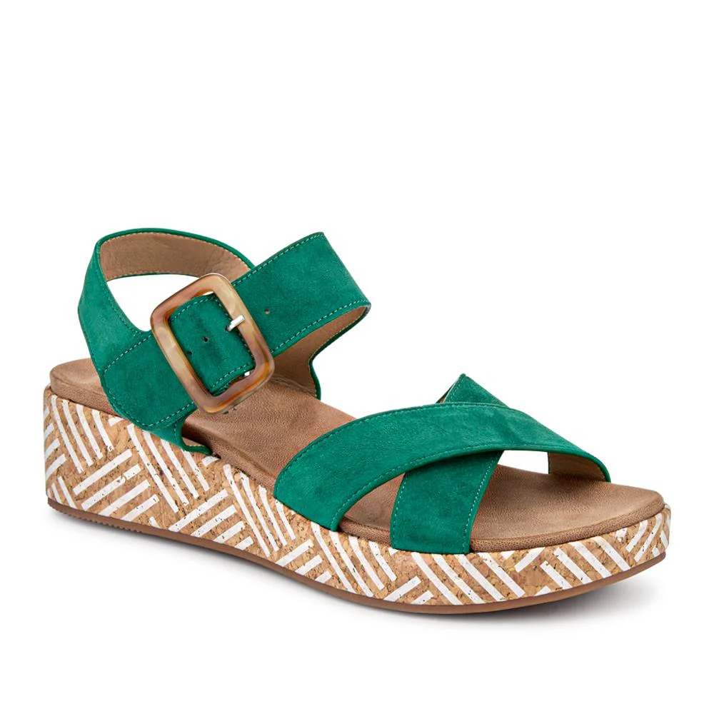 Touch-Fasten Wedge Sandals - BAIZH41034 / 327 407 - Image 2