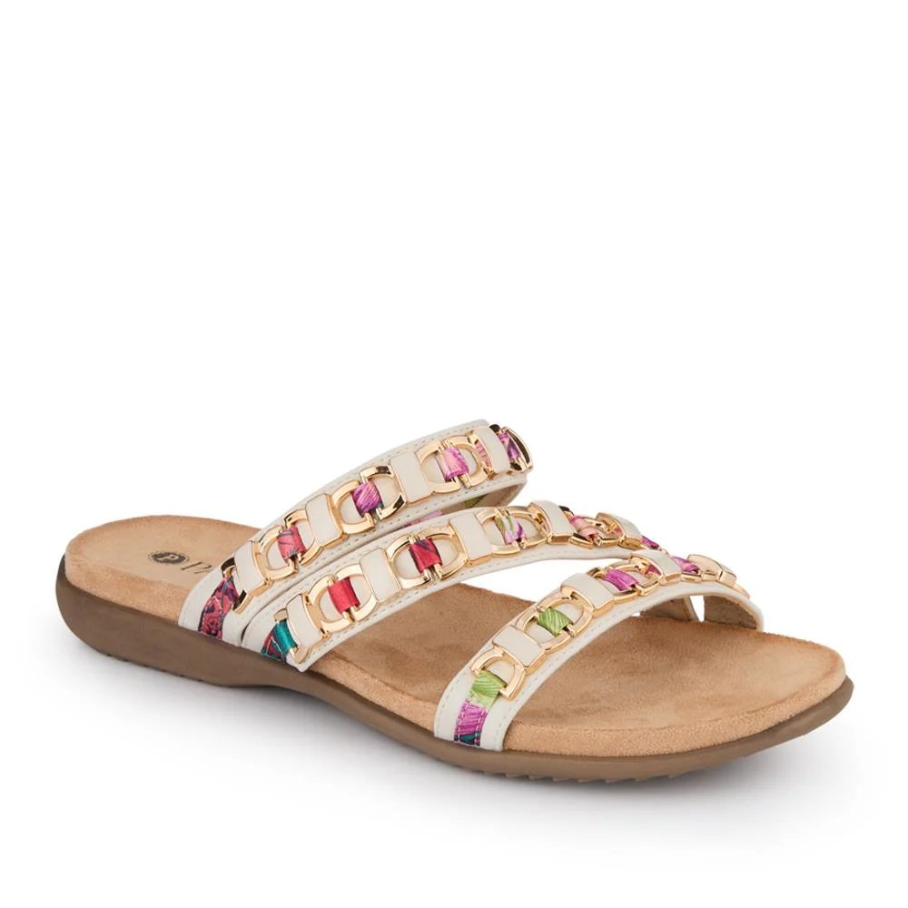 Triple-Strapped Mules - BAIZH41022 / 327 273 - White