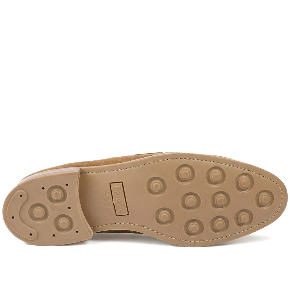 Utah1 Loake Leather Tassel Loafers - UTAH1 / 324 999 - Snuff Suede - Image 5