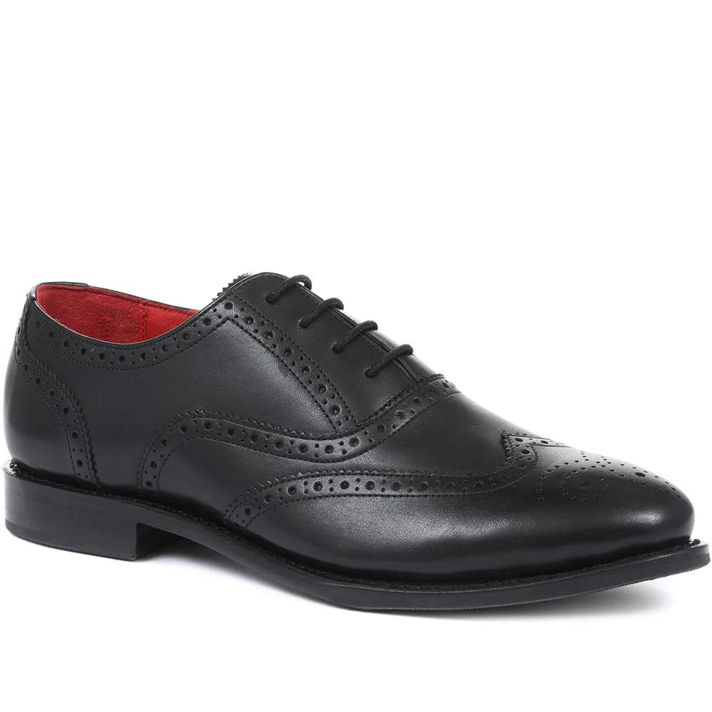 Vivienne Goodyear Welted Ladies Brogues - VIVIENNE / 318 192 - Black