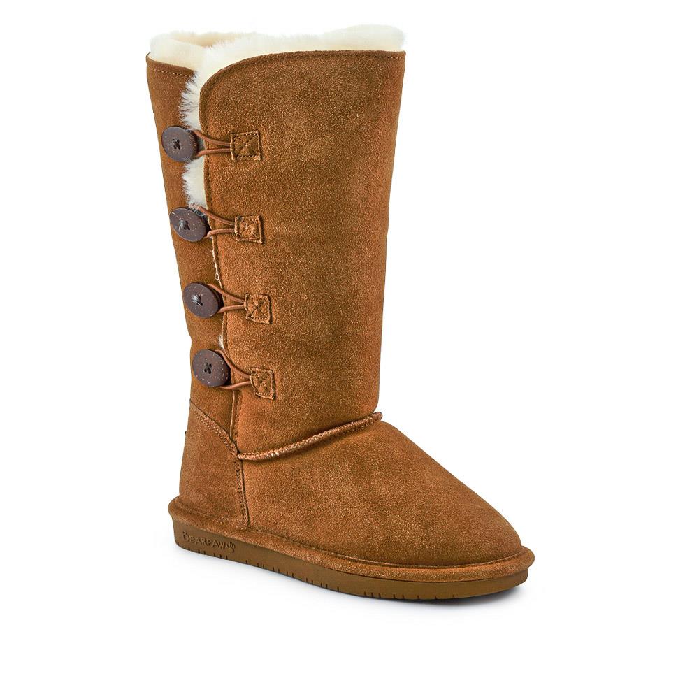 Warm Buttoned Calf Boots - EDNB40073 / 326 908 - Chestnut
