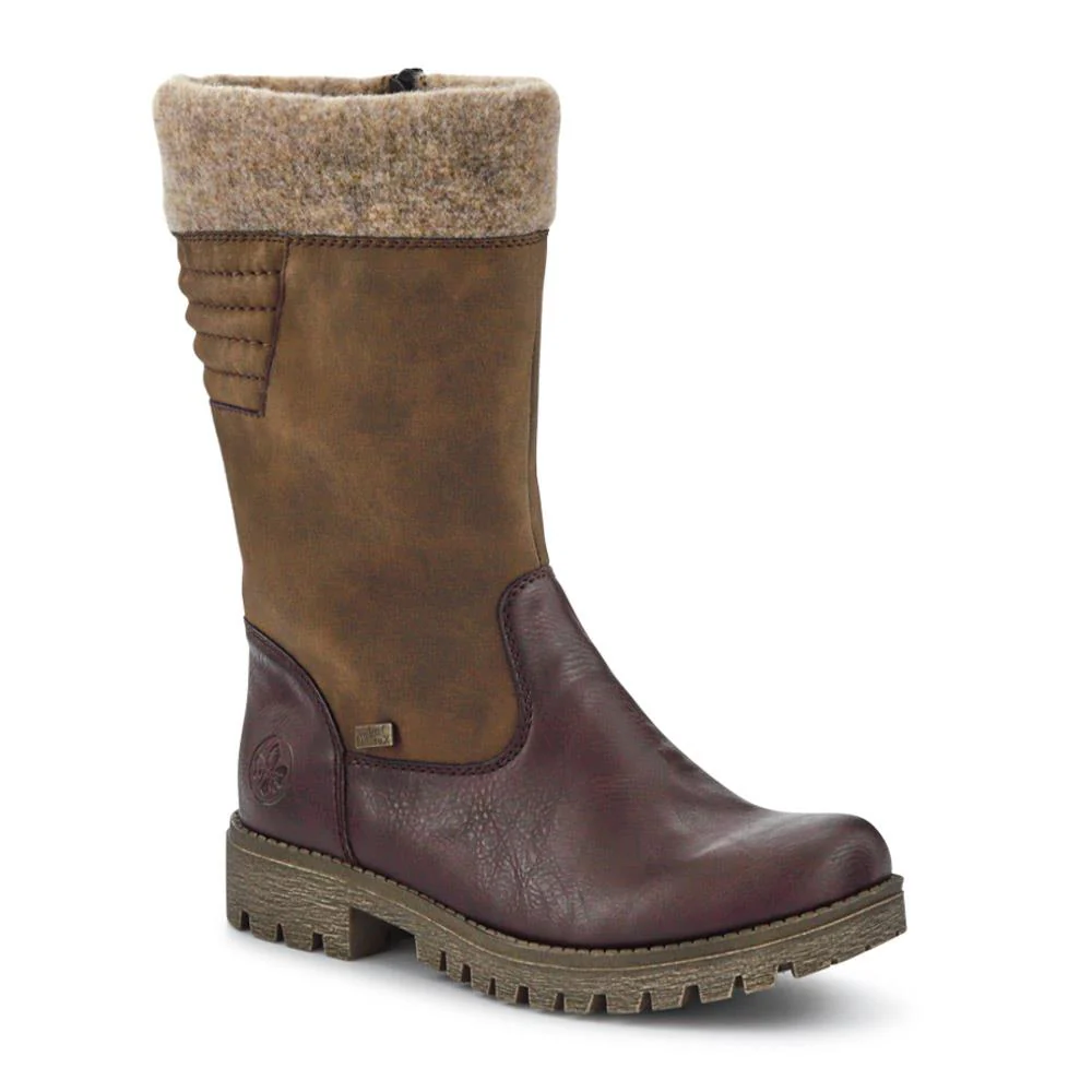Warm-Lined Long Boots - RKR40524 / 326 103 - Brown
