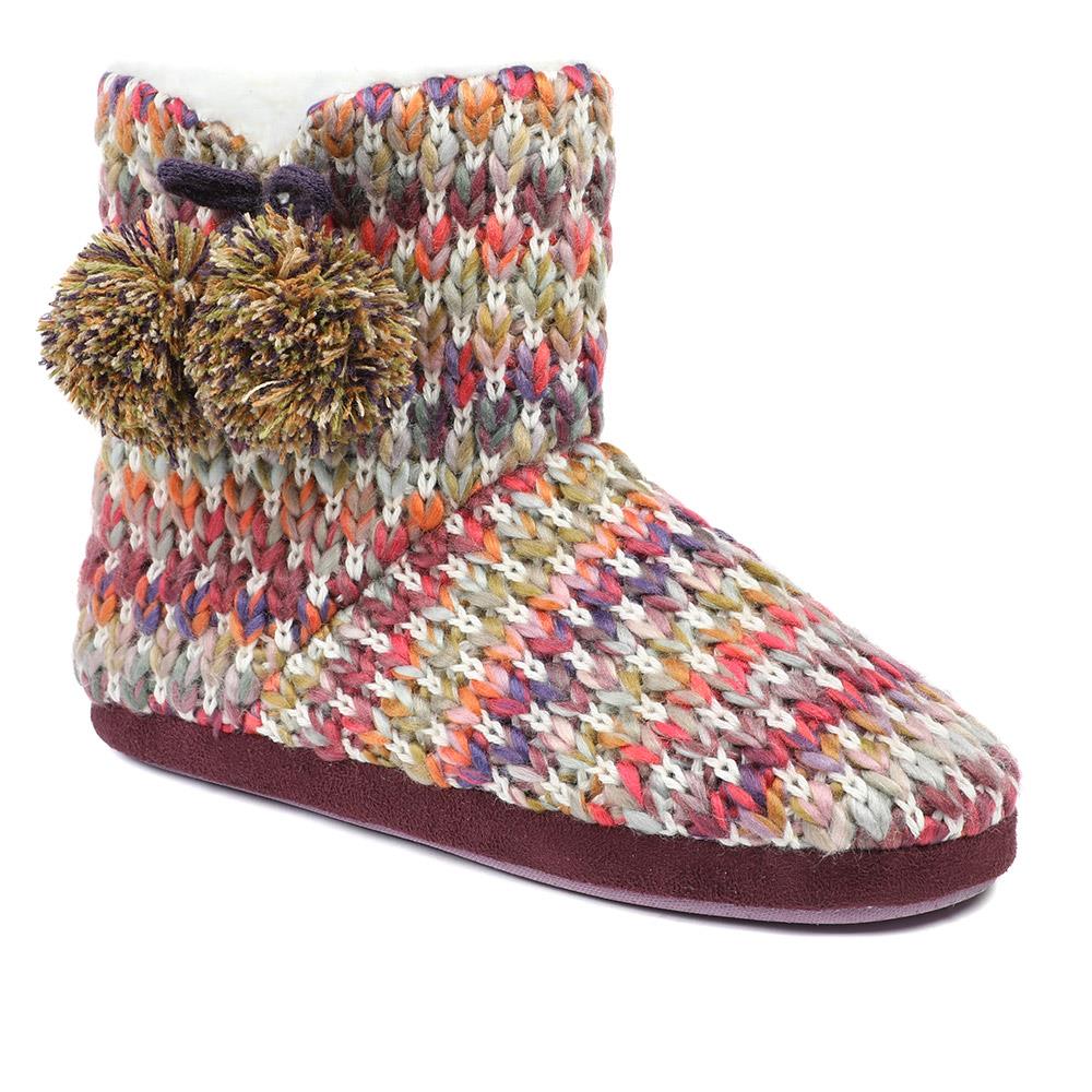 Warm Soft PomPom Slipper Boots - GALOP42003 / 328 067 - Image 3