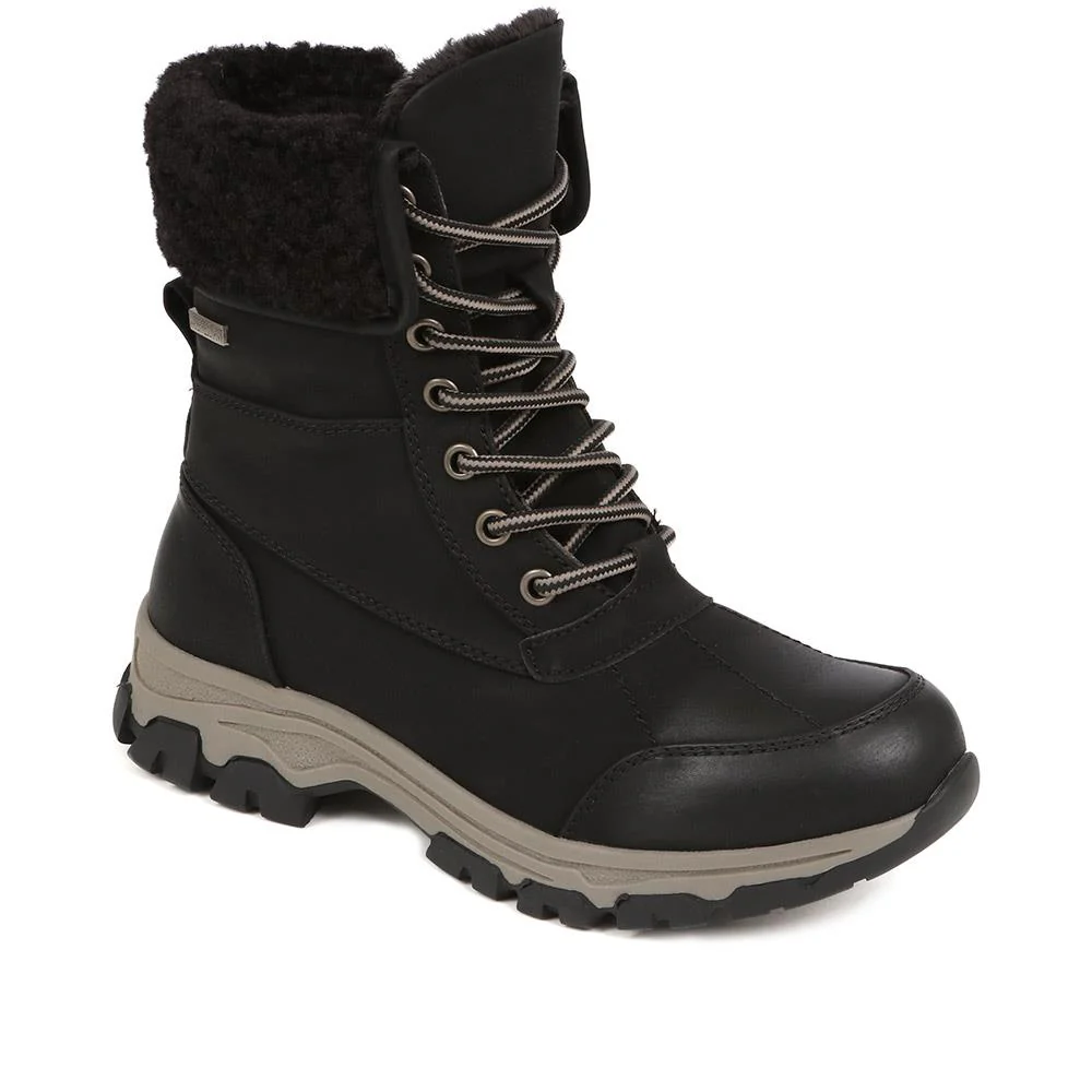 Water-Resistant Weather Boots - WOIL38036 / 324 571 - Black