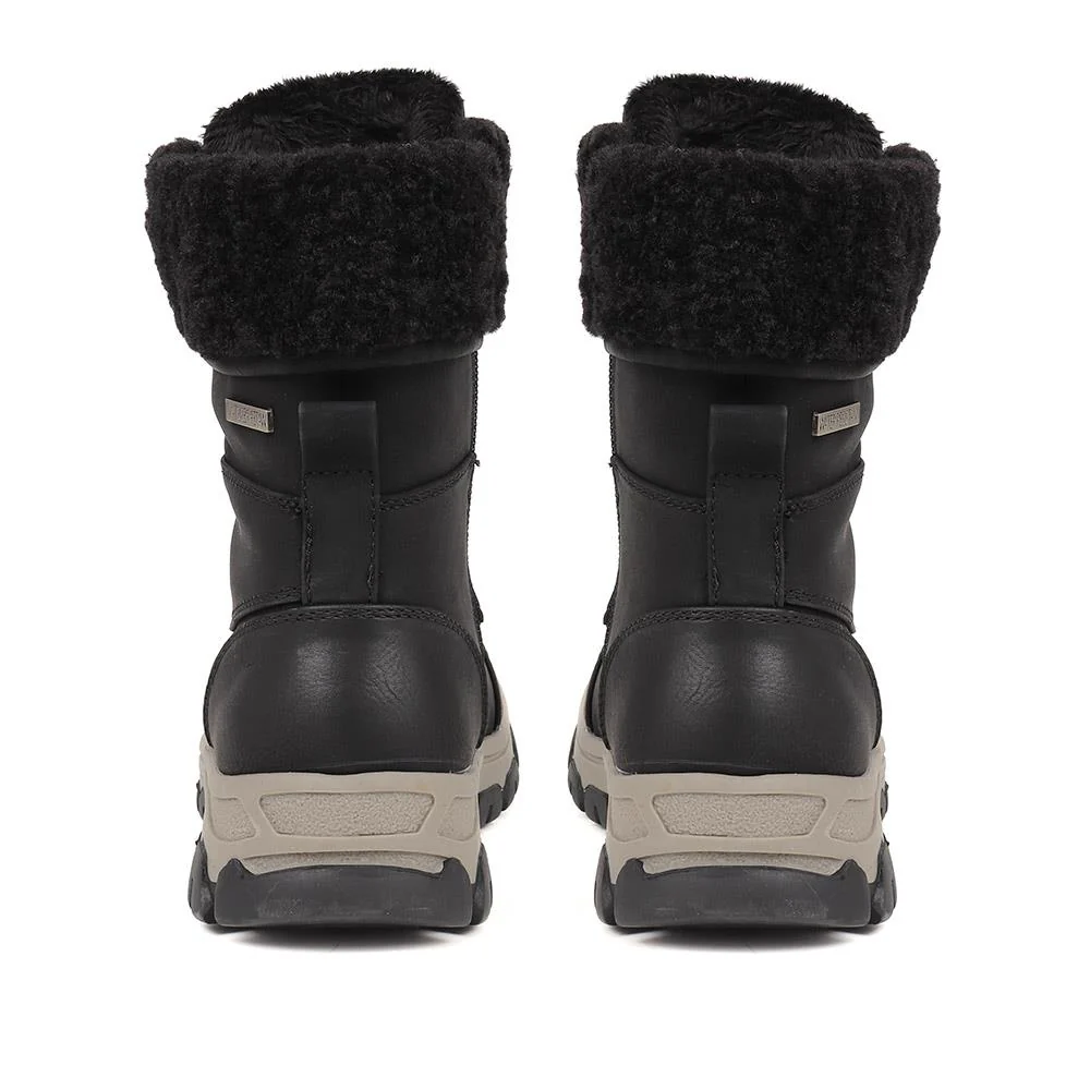 Water-Resistant Weather Boots - WOIL38036 / 324 571 - Black - Image 3