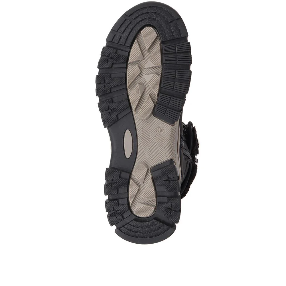 Water-Resistant Weather Boots - WOIL38036 / 324 571 - Black - Image 4
