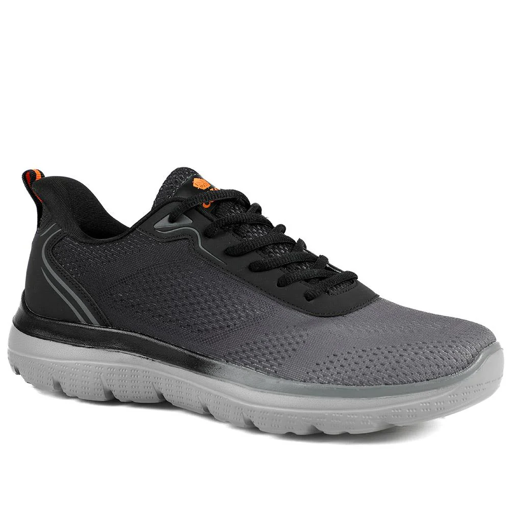 Wide Fit Active Trainers with Memory Foam Insole - BOJIE43021 / 329 152