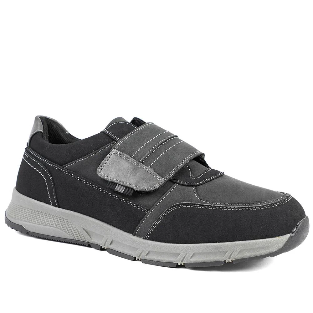 Wide Fit Adjustable Fasten Casual Shoes - WBINS42064 / 327 871