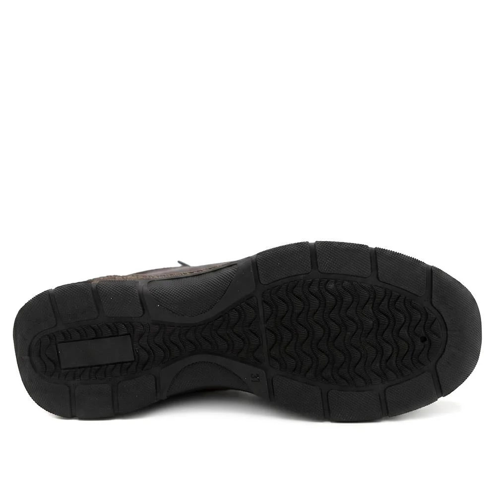 Wide Fit Casual Bungee Lace Shoes - WOIL41042 / 326 927 - Chocolate - Image 10