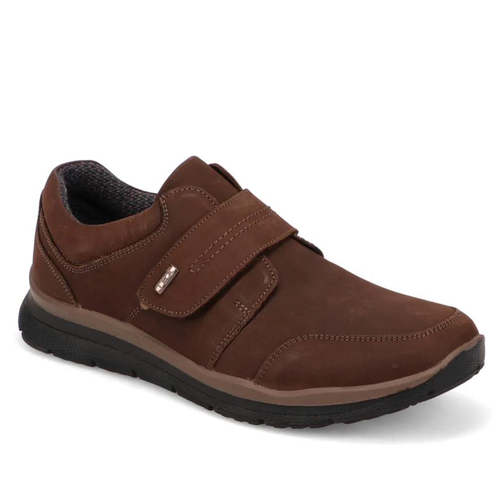 Wide Fit Casual Leather Slip-On Shoes - DDIN40014 / 326 587 - Image 3