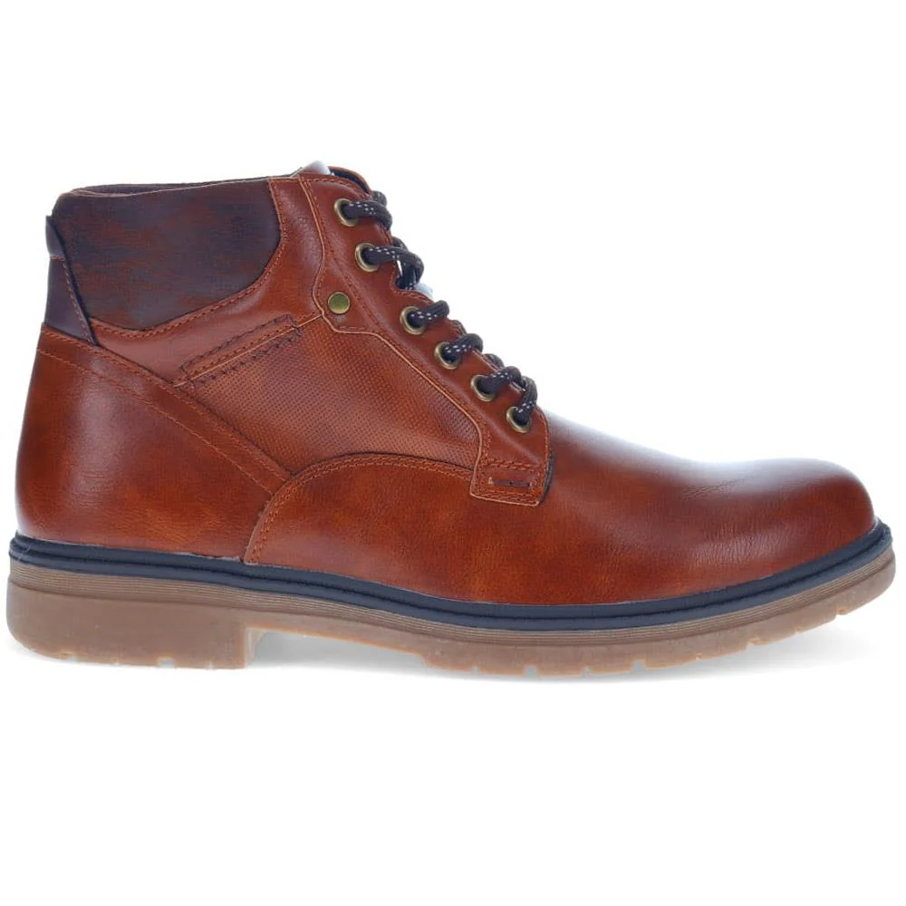 Wide Fit Lace-Up Casual Boots - XINGH40007 / 325 761 - Tan - Image 2
