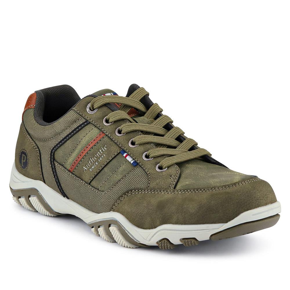 Wide Fit Lace Up Casual Trainers - VSHI40001 / 325 700 - Khaki