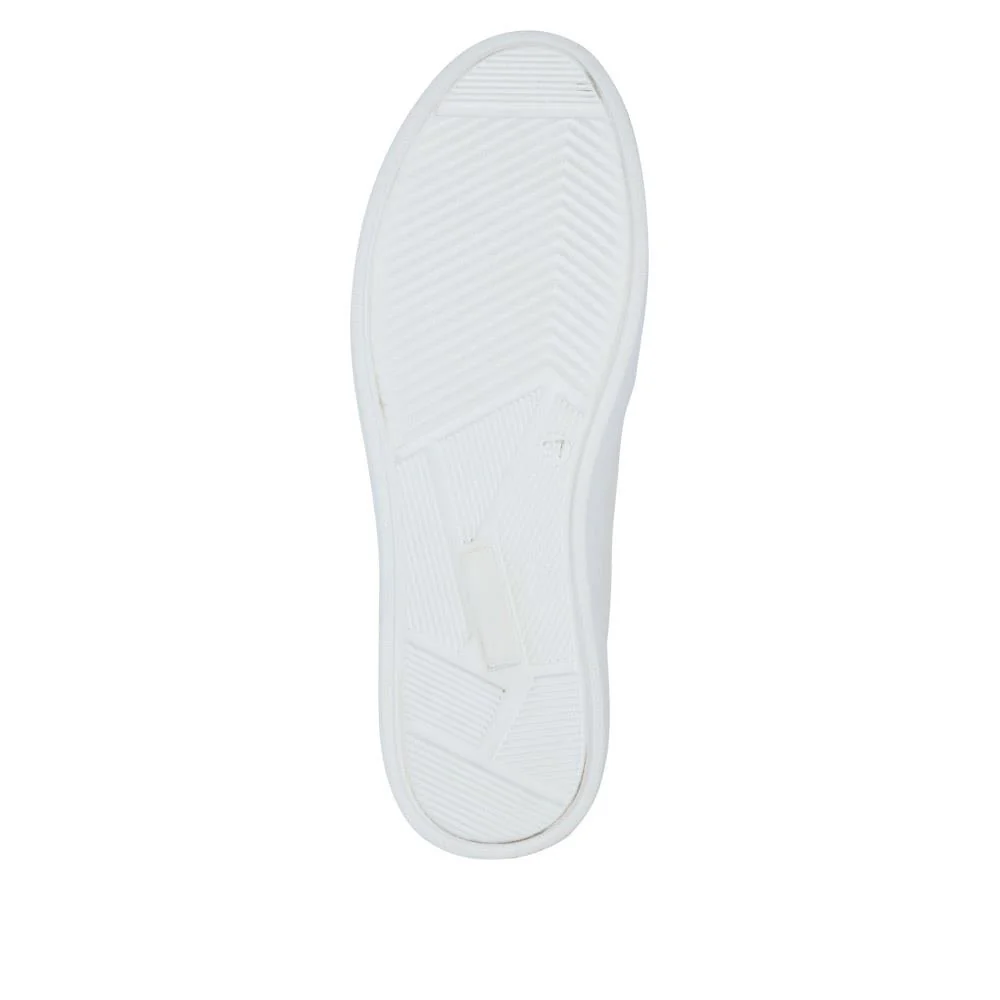 Wide Fit Ladies' Slip-On Shoes - WBINS41016 / 327 017 - White - Image 4