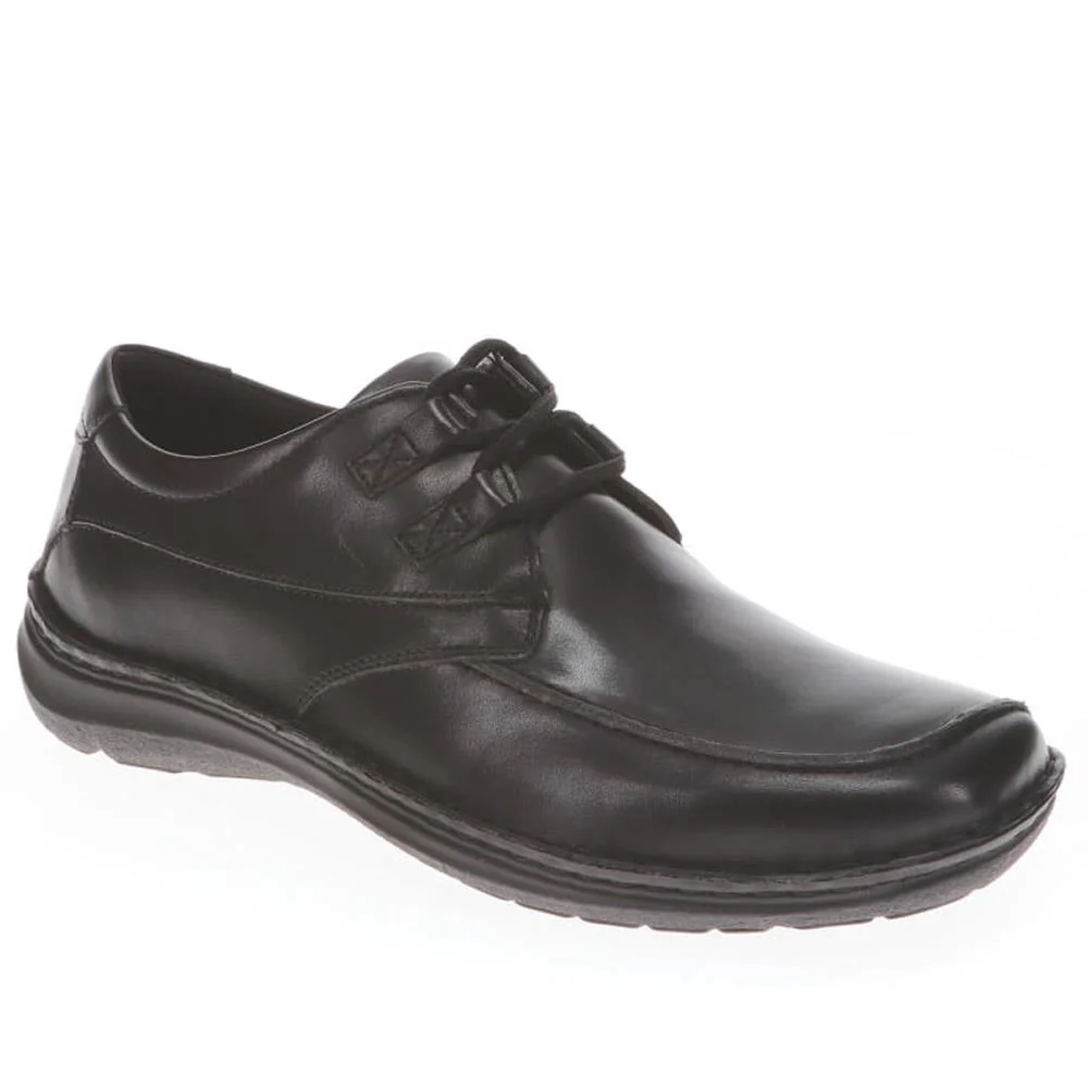Wide Fit Leather Lace-Up Shoes - PARK40035 / 325 803 - Image 2