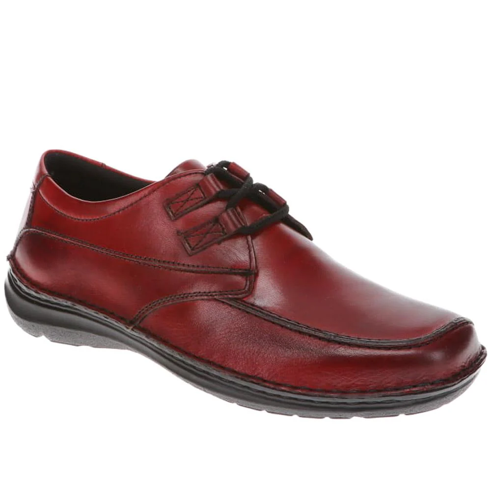 Wide Fit Leather Lace-Up Shoes - PARK40035 / 325 803 - Image 3