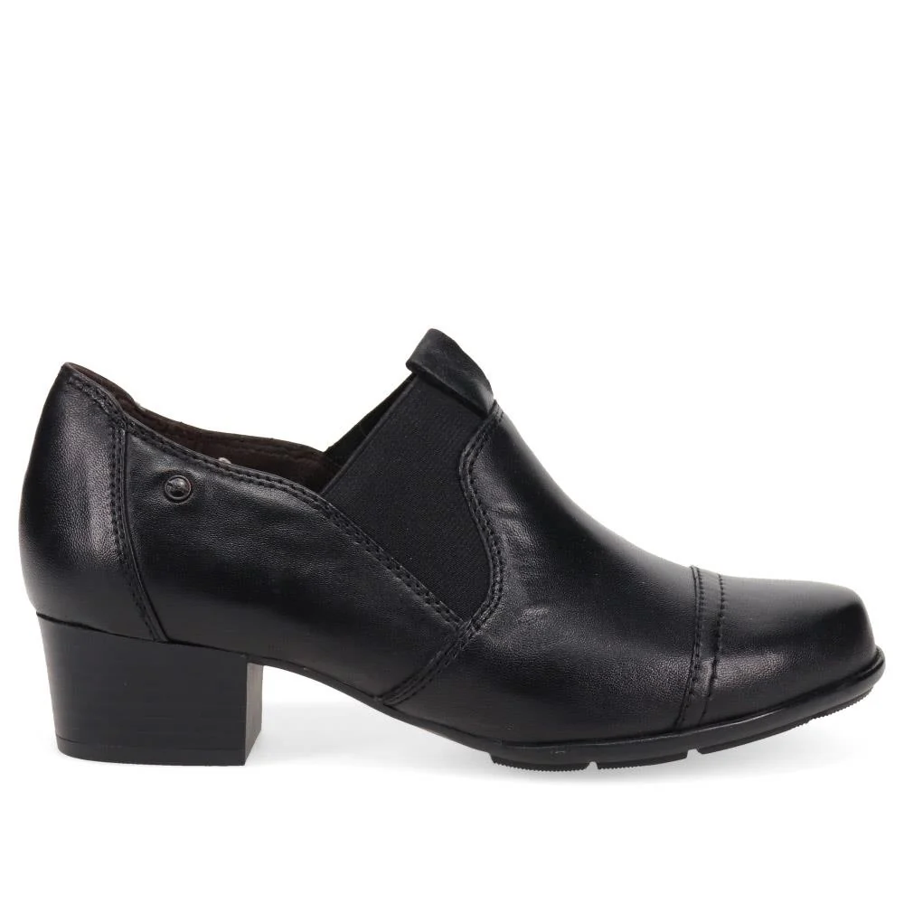 Wide-Fit Leather Mary Janes - JANA40505 / 326 068 - Black - Image 2