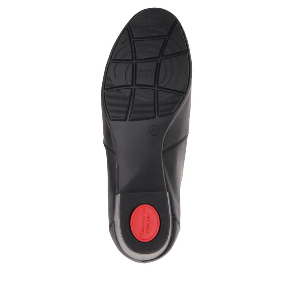 Wide-Fit Leather Mary Janes - JANA40505 / 326 068 - Black - Image 5