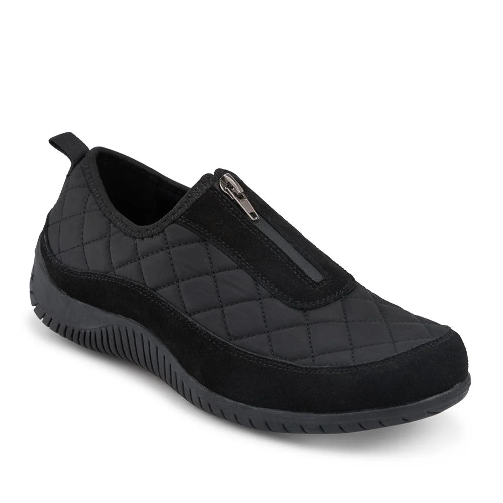 Wide-Fit Leather Slip-On Shoes With Zip Fastening - BRK42019 / 328 406 - Image 2