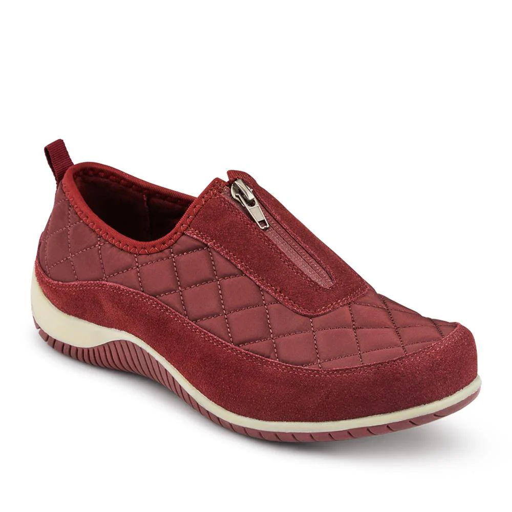 Wide-Fit Leather Slip-On Shoes With Zip Fastening - BRK42019 / 328 406 - Image 4