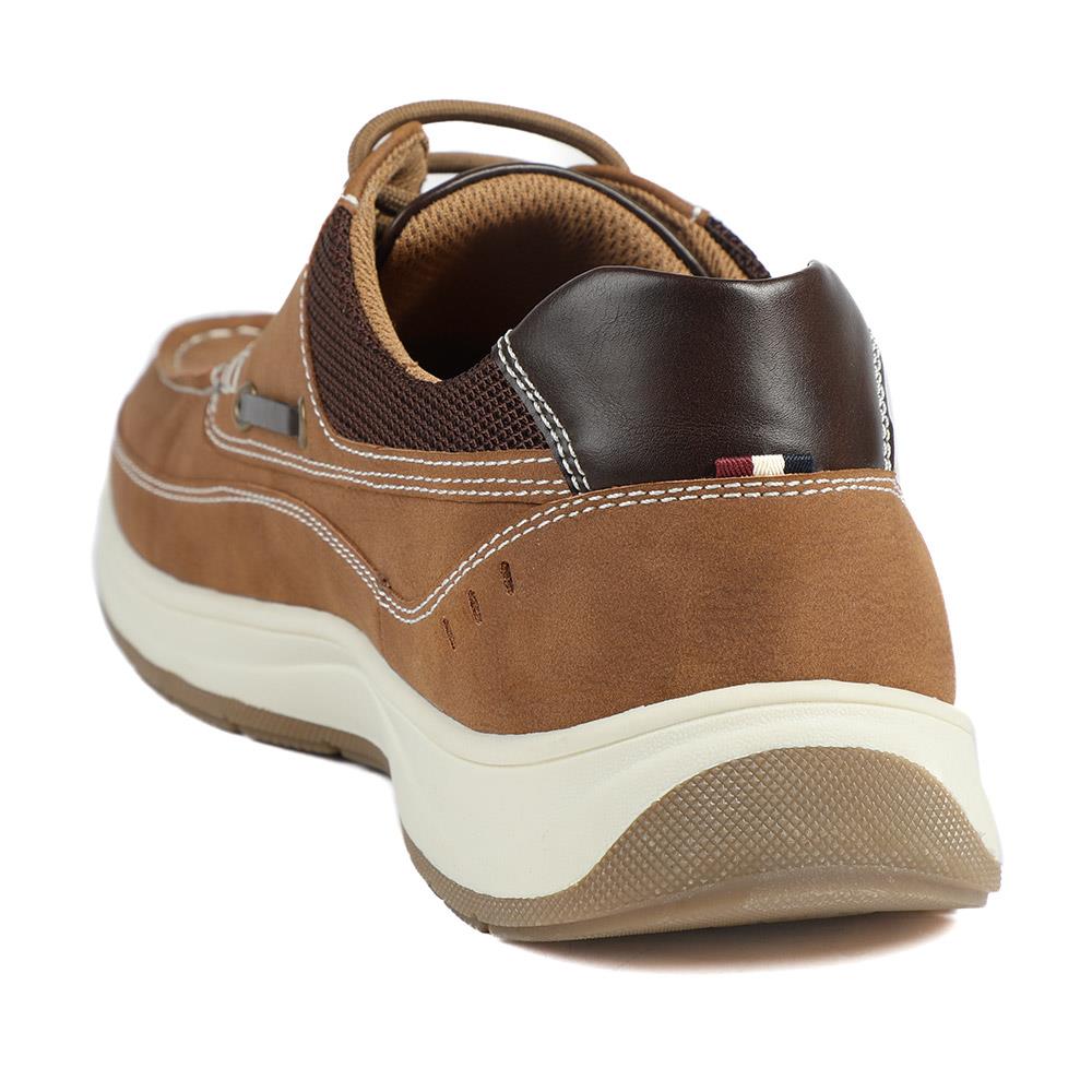 Wide Fit Lightweight Lace Up Shoes - CHANG43000 / 328 832 - Tan - Image 4