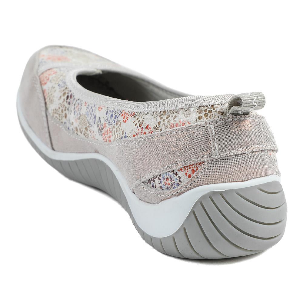 Wide Fit Memory Foam Floral Pumps - BRK43007 / 329 007 - Floral - Image 4