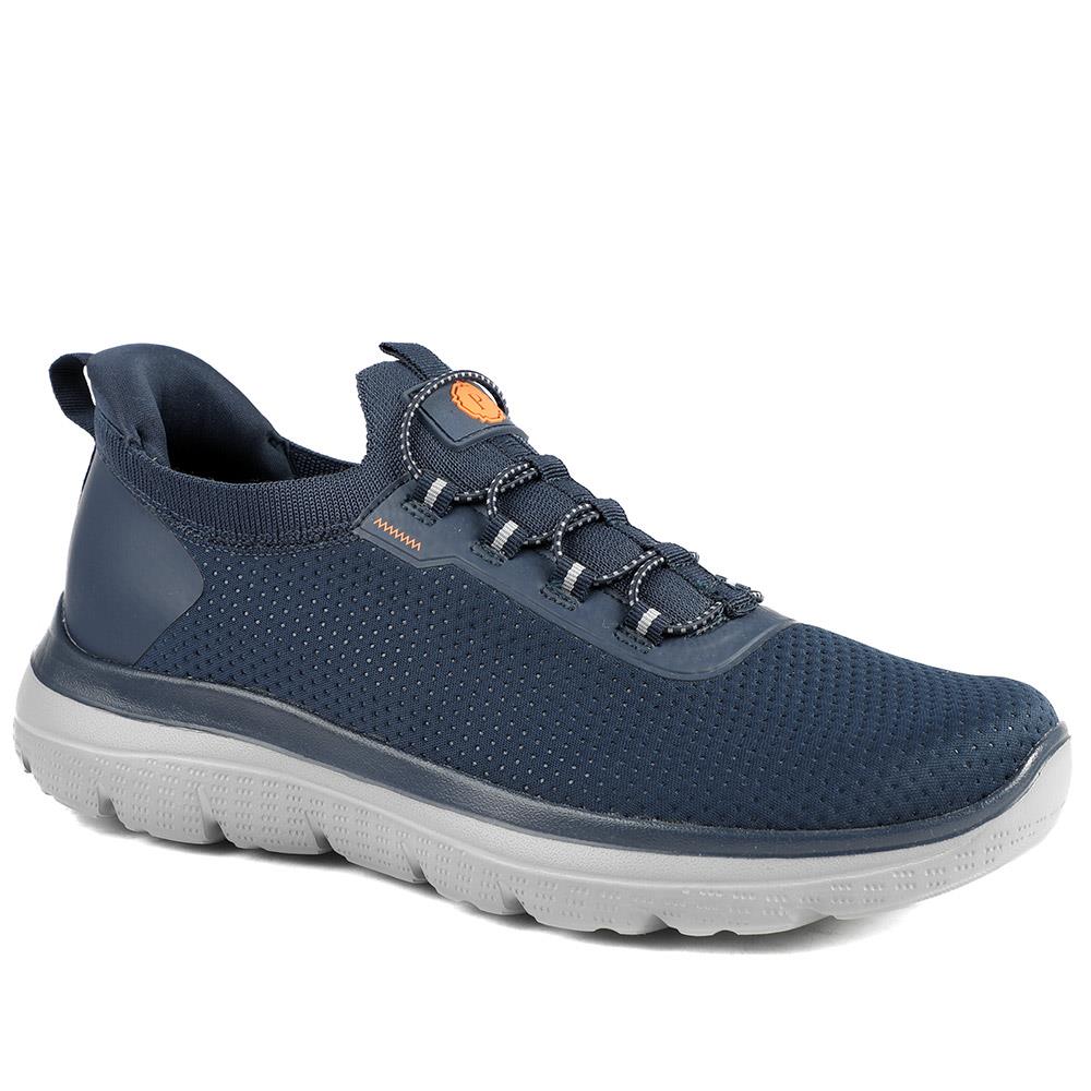 Wide Fit Memory Foam Lace Up Trainers - BOJIE43000 / 328 888 - Image 3