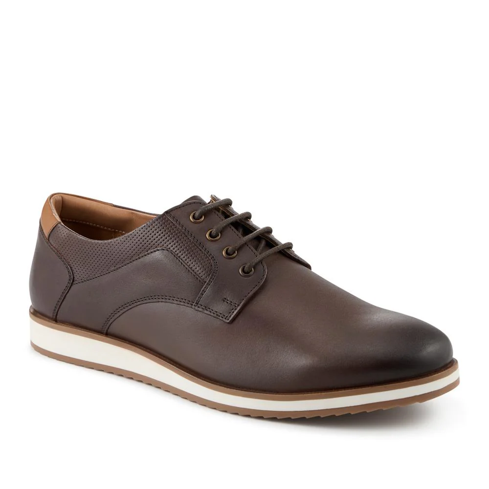 Wide Fit Premium Leather Lace Up Shoes - PRFEM42004 / 328 118