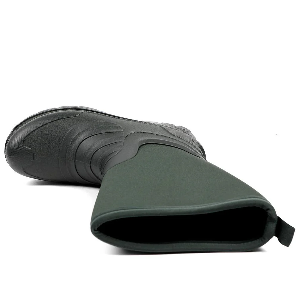 Wide Fit Rugged Water Resistant Wellies - FEI42006 / 328 528 - Green - Image 4